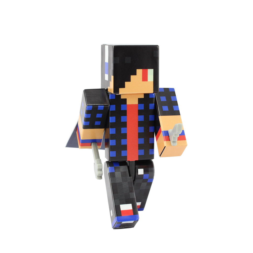 EnderToys DJ Boy 4-Inch Action Figure – Articulated, Interchangeable, with Mystery Cape