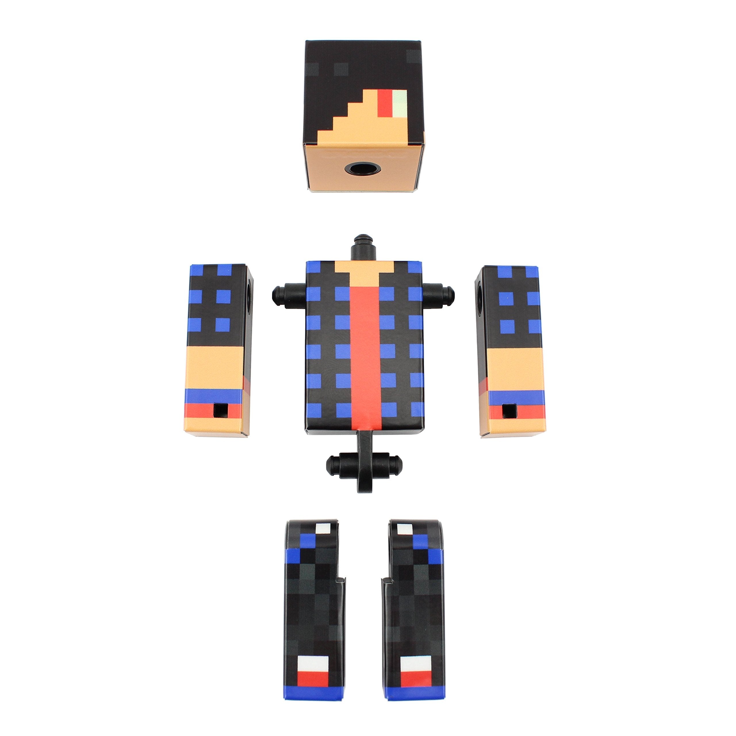 EnderToys DJ Boy 4-Inch Action Figure – Articulated, Interchangeable, with Mystery Cape
