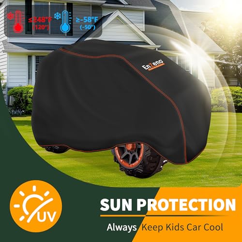 Enzeno Kids Ride-On Toy Car Cover - Waterproof Pink Universal Fit for Power Wheels