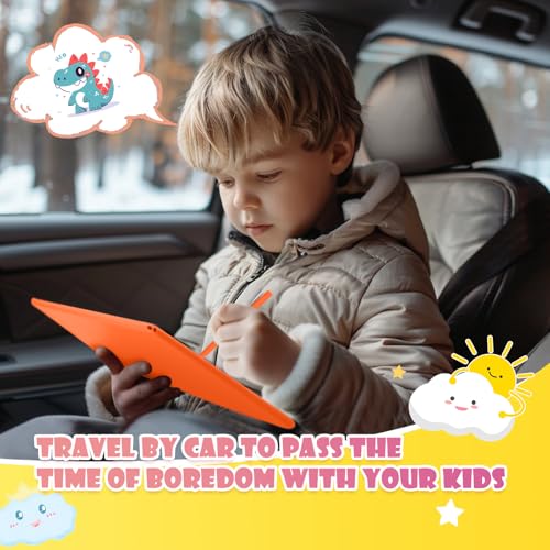 EooCoo 10-Inch LCD Writing Tablet for Kids Ages 3-7 - Reusable Drawing Pad with Lock Function, Travel-Friendly