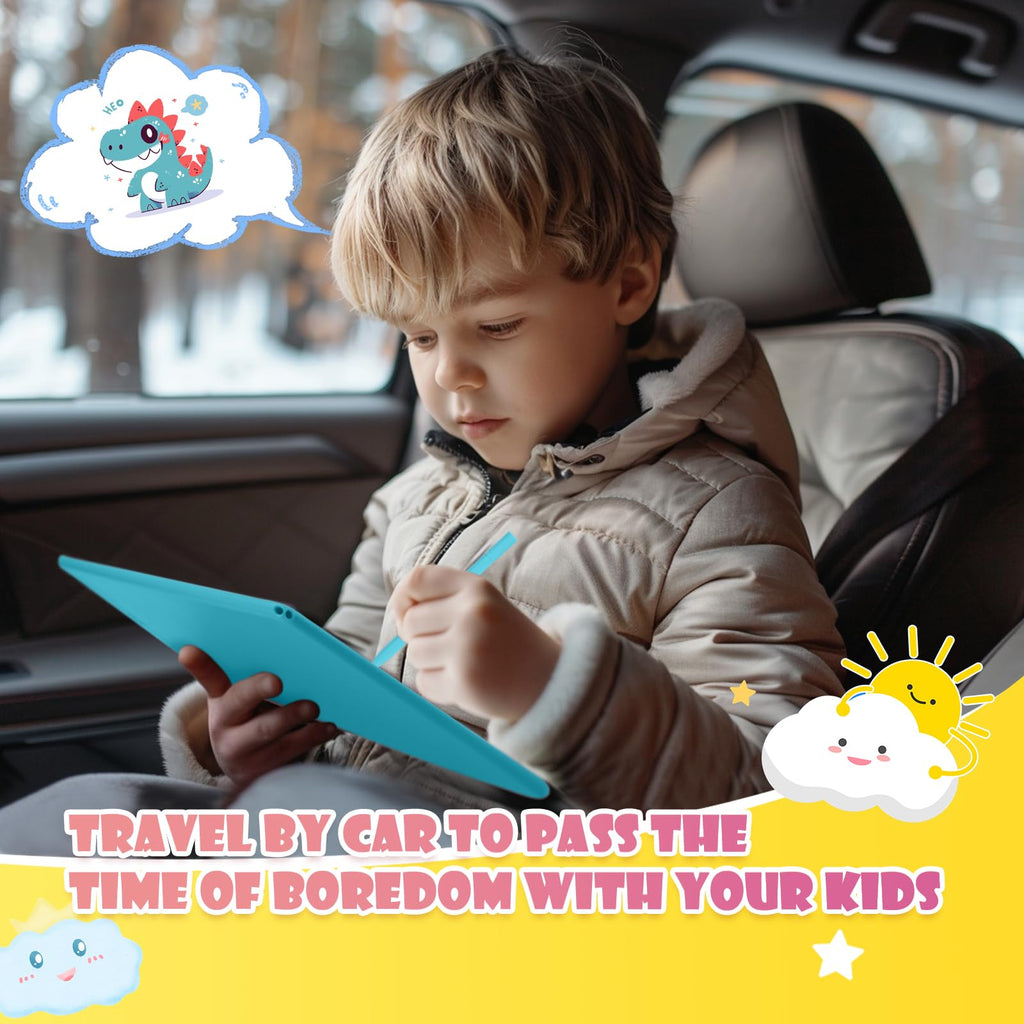 EooCoo 10 Inch LCD Writing Tablet for Kids – No Mess Drawing Pad with Lock Function
