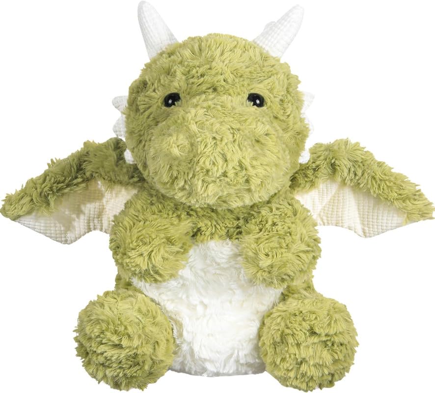 EOUOBOMO Little Flying Dragon Plush - 7.88 Inch Green Cute Dinosaur Stuffed Animal Toy, Soft Kawaii Fire Dragon Pillow for Kids and Adults