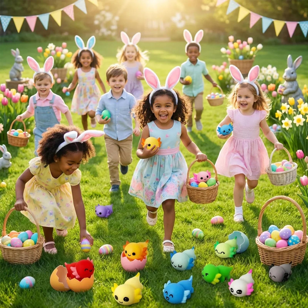 eowvsio 36-Pack Axolotl Mochi Squishy Toys for Easter Egg Fillers, Party Favors & Stress Relief
