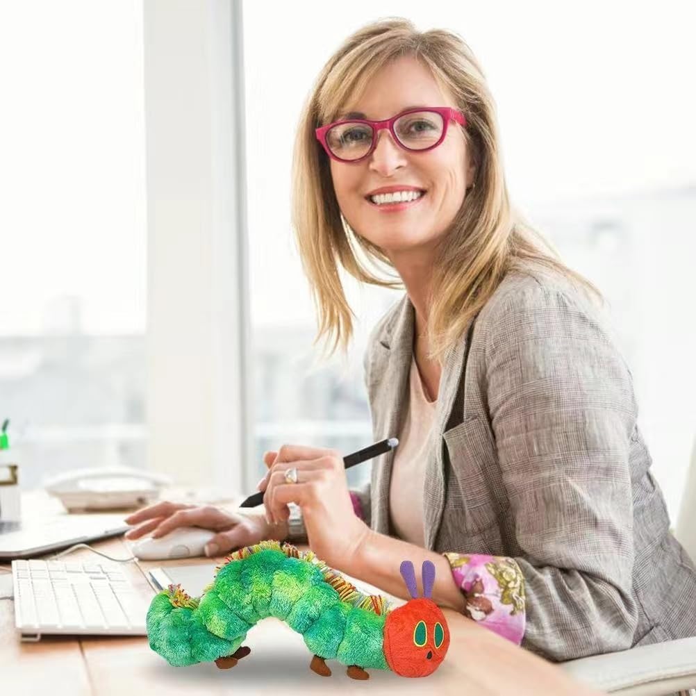 Eric Carle The Very Hungry Caterpillar Plush Toy – 40cm Soft Stuffed Pillow