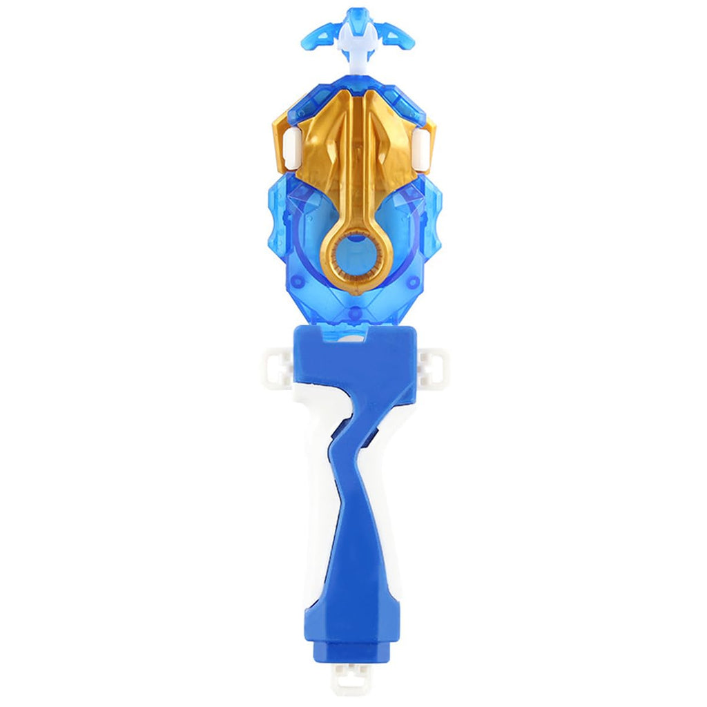 Esste Beyblade Burst Launcher and Grip Set – Left & Right Spin, Compatible with All Burst Series (Blue)