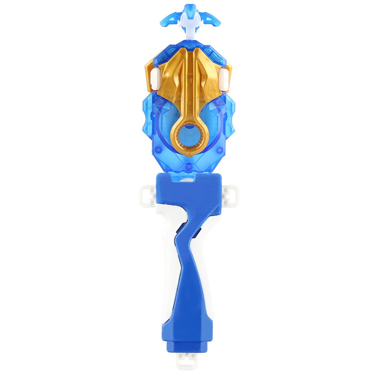 Esste Beyblade Burst Launcher and Grip Set – Left & Right Spin, Compatible with All Burst Series (Blue)
