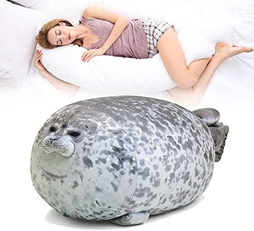 ETAOLINE Chubby Blob Seal Pillow - Small, Ultra-Soft Plush Toy with Hypoallergenic Cotton Fill