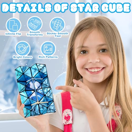 Euclidean Cube 2-in-1 Polar Animals Magic Cube Set – Fidget Toy & Yoshimoto Cube for Kids & Adults (Polar Series)