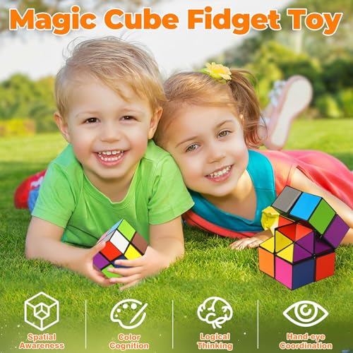 Euclidean Cube Star Cube Magic Cube Set – 2-in-1 Yoshimoto Cube Fidget Toy for All Ages