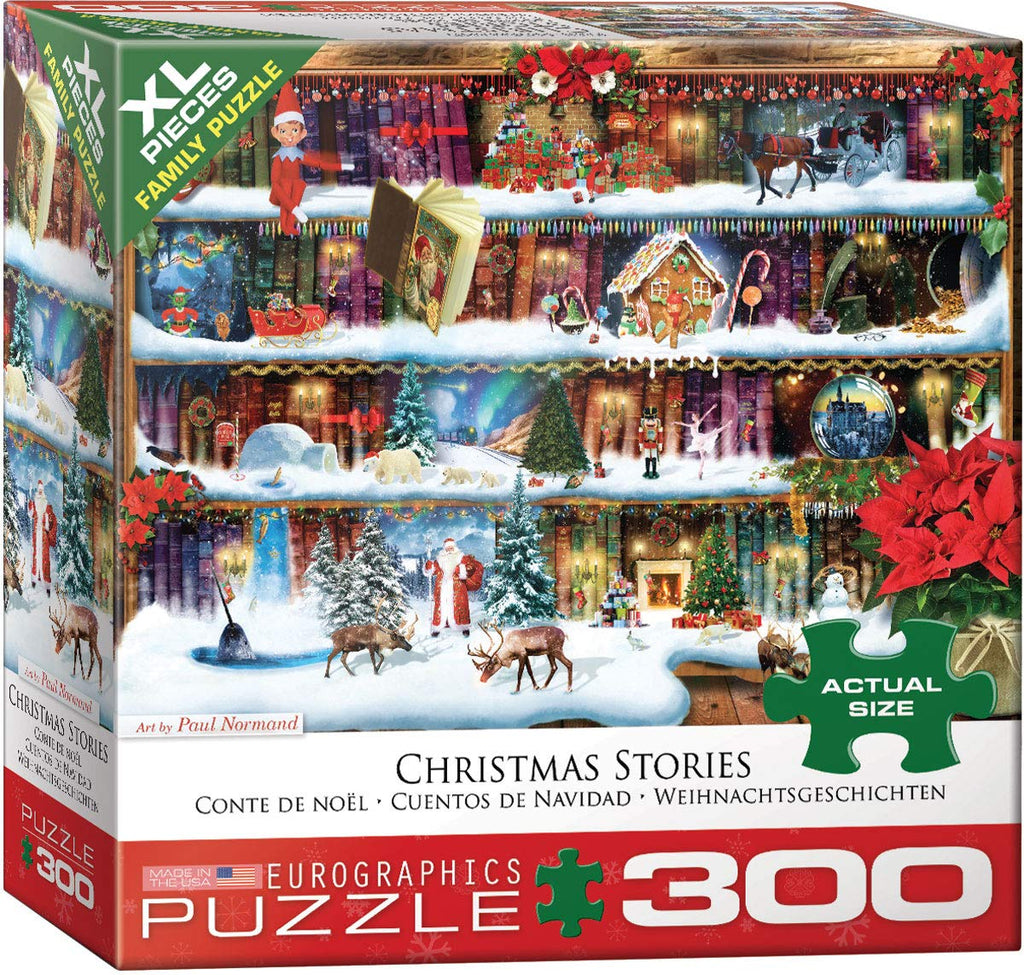 EuroGraphics 300-Piece Christmas Jigsaw Puzzle by Paul Normand – Family Holiday Fun