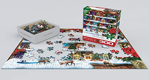 EuroGraphics 300-Piece Christmas Jigsaw Puzzle by Paul Normand – Family Holiday Fun