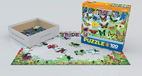 EuroGraphics Butterfly Puzzle – 100 Pieces, 13x19 Inches