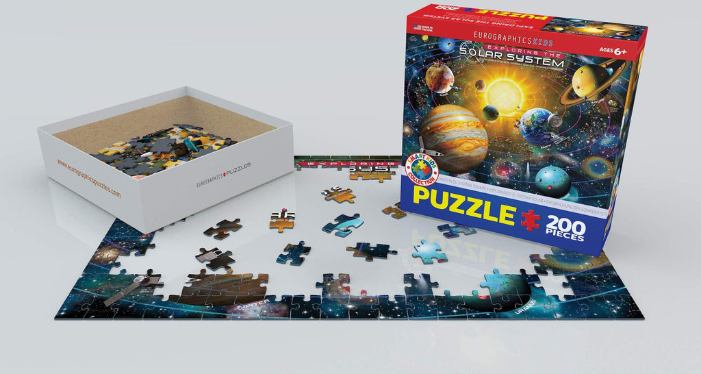 EuroGraphics Exploring The Solar System 200-Piece Puzzle – 13x19 Inch Finished Size