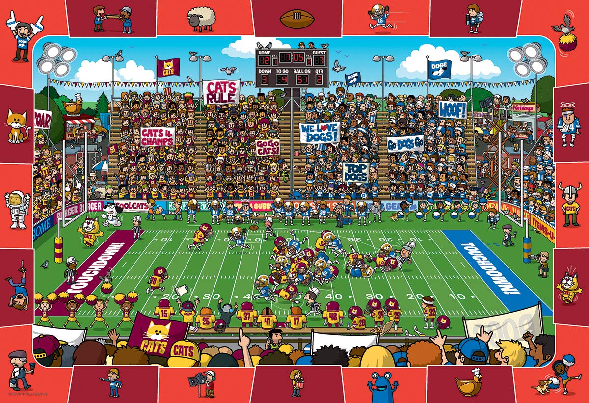 EuroGraphics Football Spot & Find 100-Piece Jigsaw Puzzle