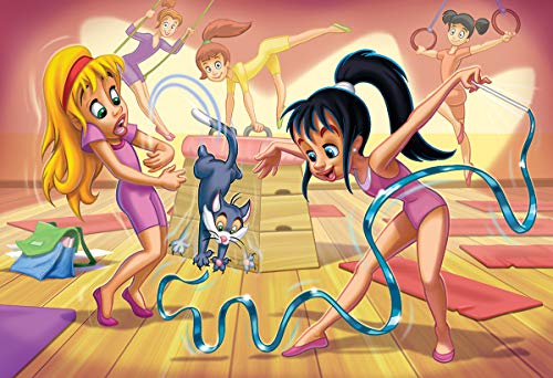 EuroGraphics Go Girls Go! Gymnastics 100-Piece Puzzle – 13 x 19 Inch Finished Puzzle