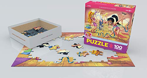 EuroGraphics Go Girls Go! Gymnastics 100-Piece Puzzle – 13 x 19 Inch Finished Puzzle