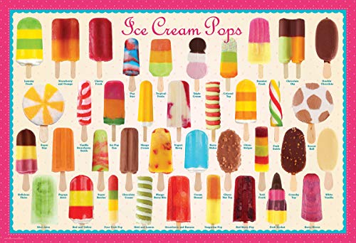 EuroGraphics Ice Cream Pops 100-Piece Puzzle – Fun, Eco-Friendly Jigsaw for Kids