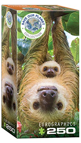 EuroGraphics Sloths 250-Piece Jigsaw Puzzle – 13x19 Inches, Easy-Fit Pieces