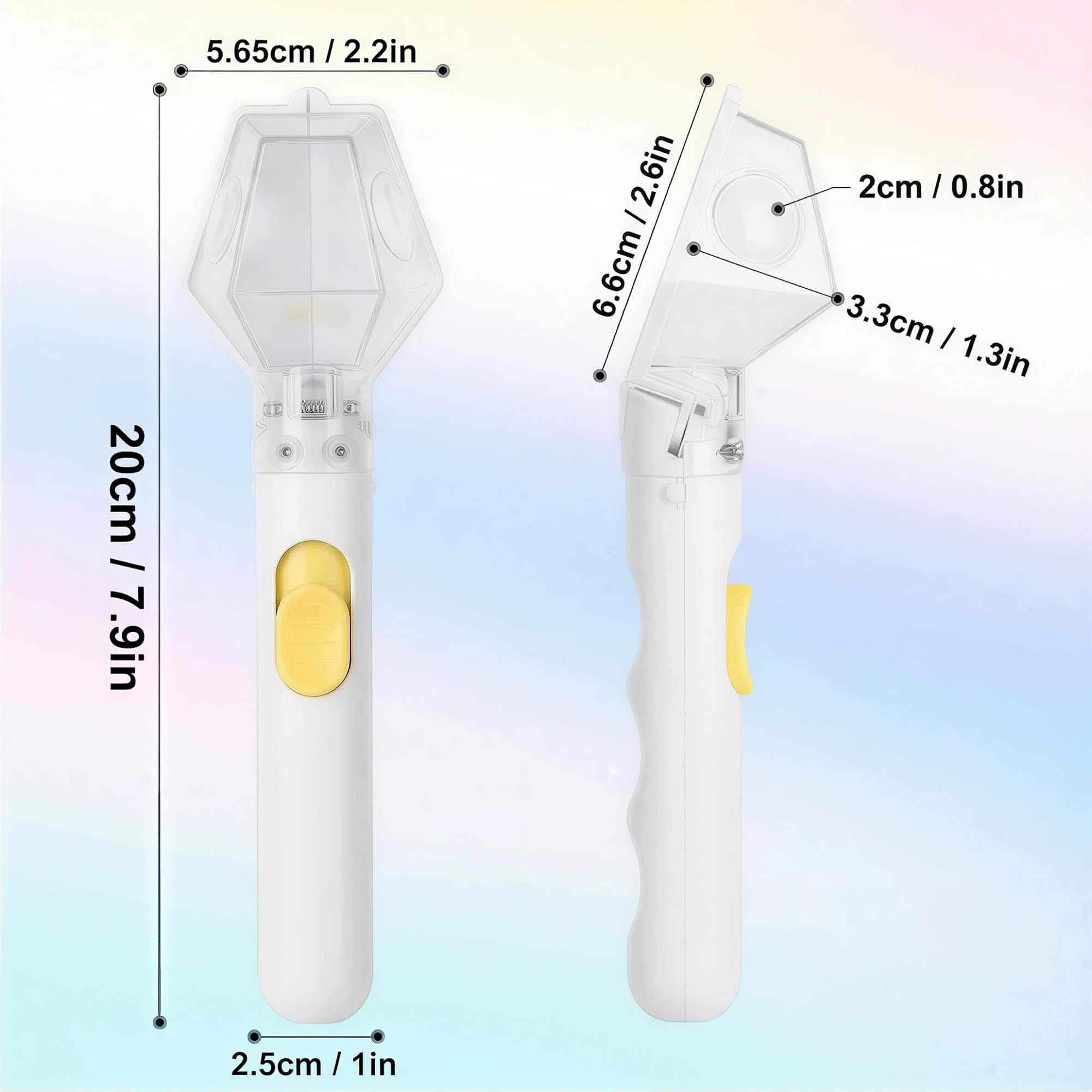 EVADA Handheld Bug Catcher for Kids – Insect Trap with 6X Magnifier, STEM Outdoor Exploration Tool, White