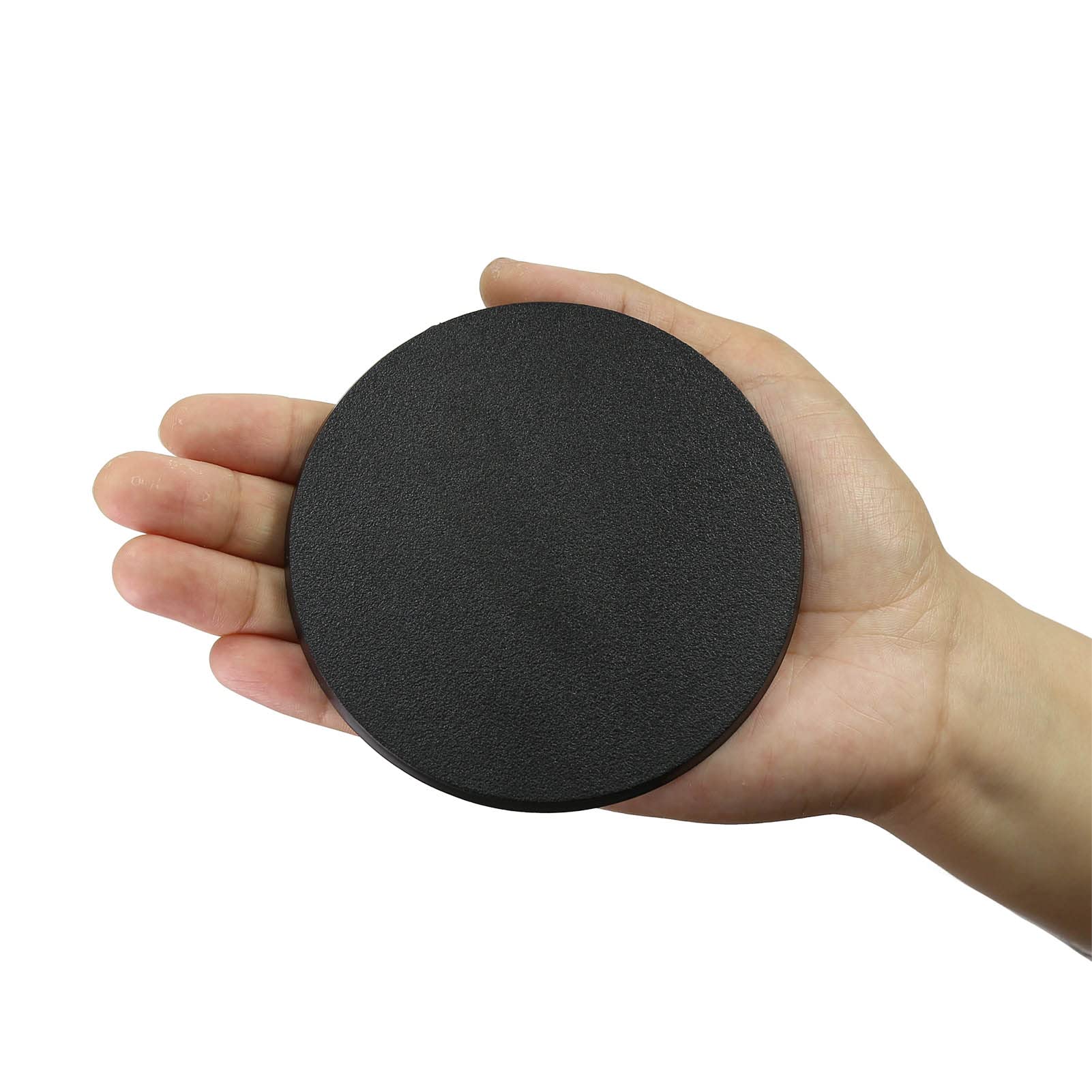Evemodel 15-Pack 100mm Round Bases – ABS Plastic for Wargaming and Military Simulation