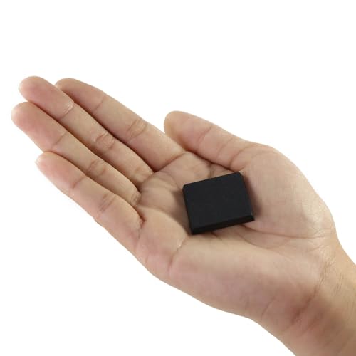 Evemodel 30mm Square ABS Model Bases - 100 Pack for Wargaming and Tabletop Miniatures