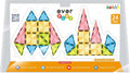 Everplay 24-Piece Mini Diamond Magnetic Tiles Travel Set – Portable STEM Building Blocks for Kids 3+
