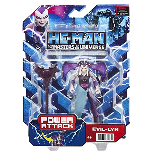 Evil-Lyn Action Figure with Spring-Loaded Attack - Masters of the Universe He-Man Toy