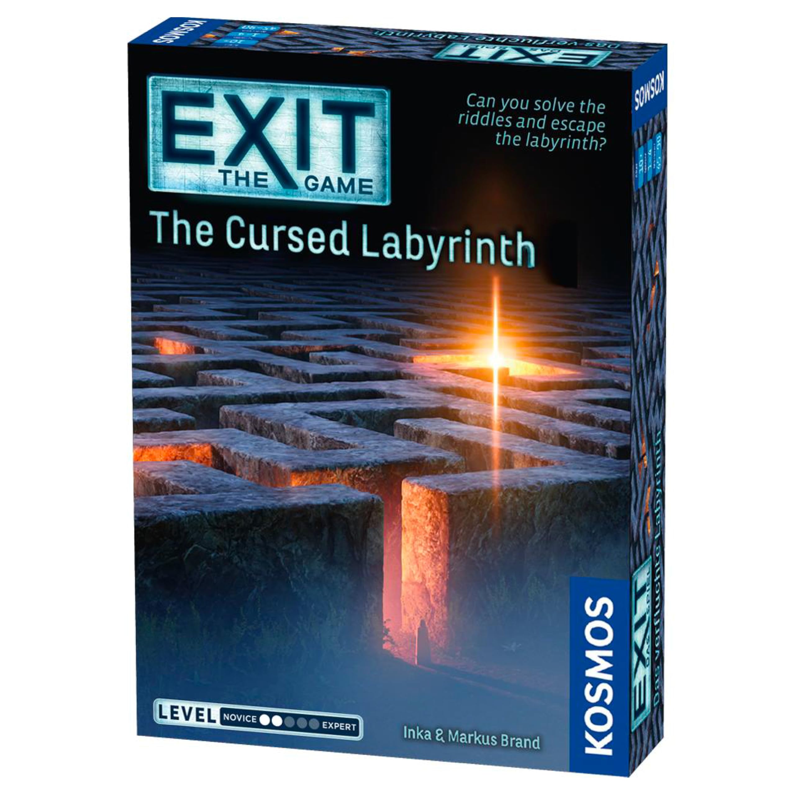 EXIT: The Game - The Cursed Labyrinth: Cooperative Escape Room Puzzle for Home (Difficulty 2/5)