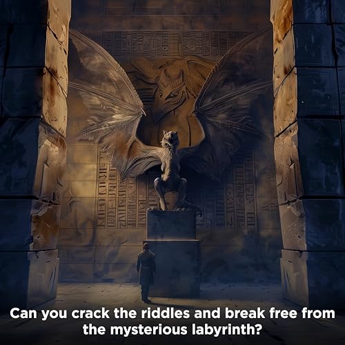 EXIT: The Game - The Cursed Labyrinth: Cooperative Escape Room Puzzle for Home (Difficulty 2/5)