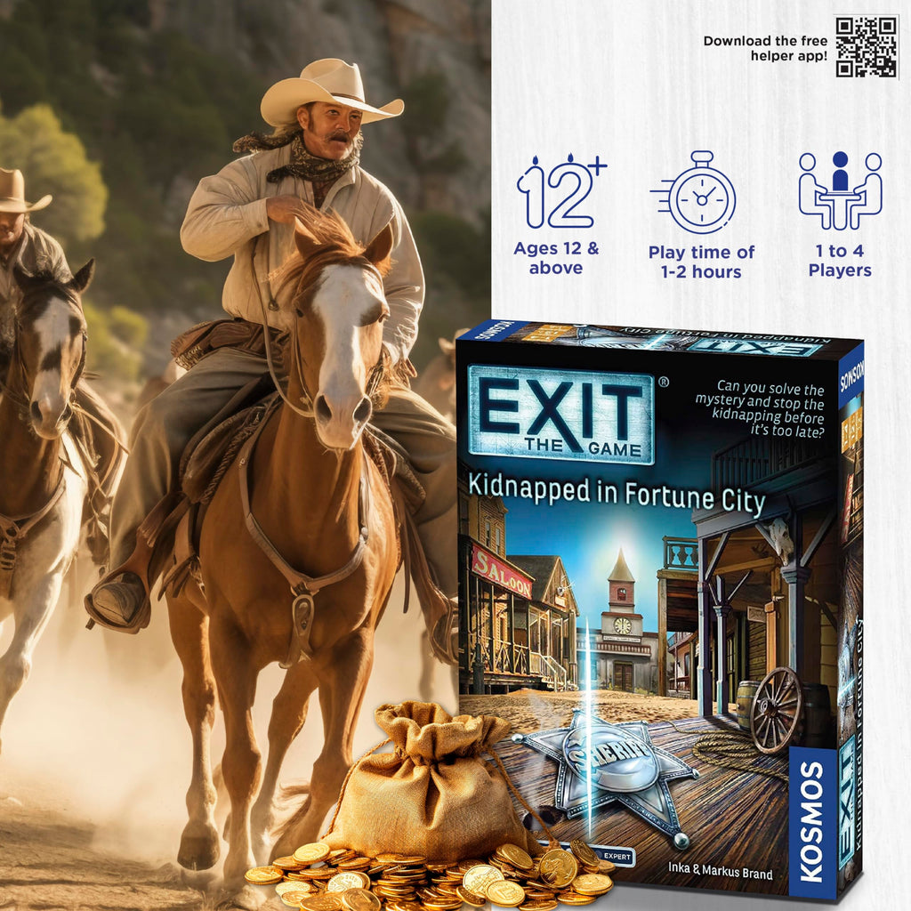 EXIT: The Game – Kidnapped in Fortune City – Cooperative Escape Room Puzzle