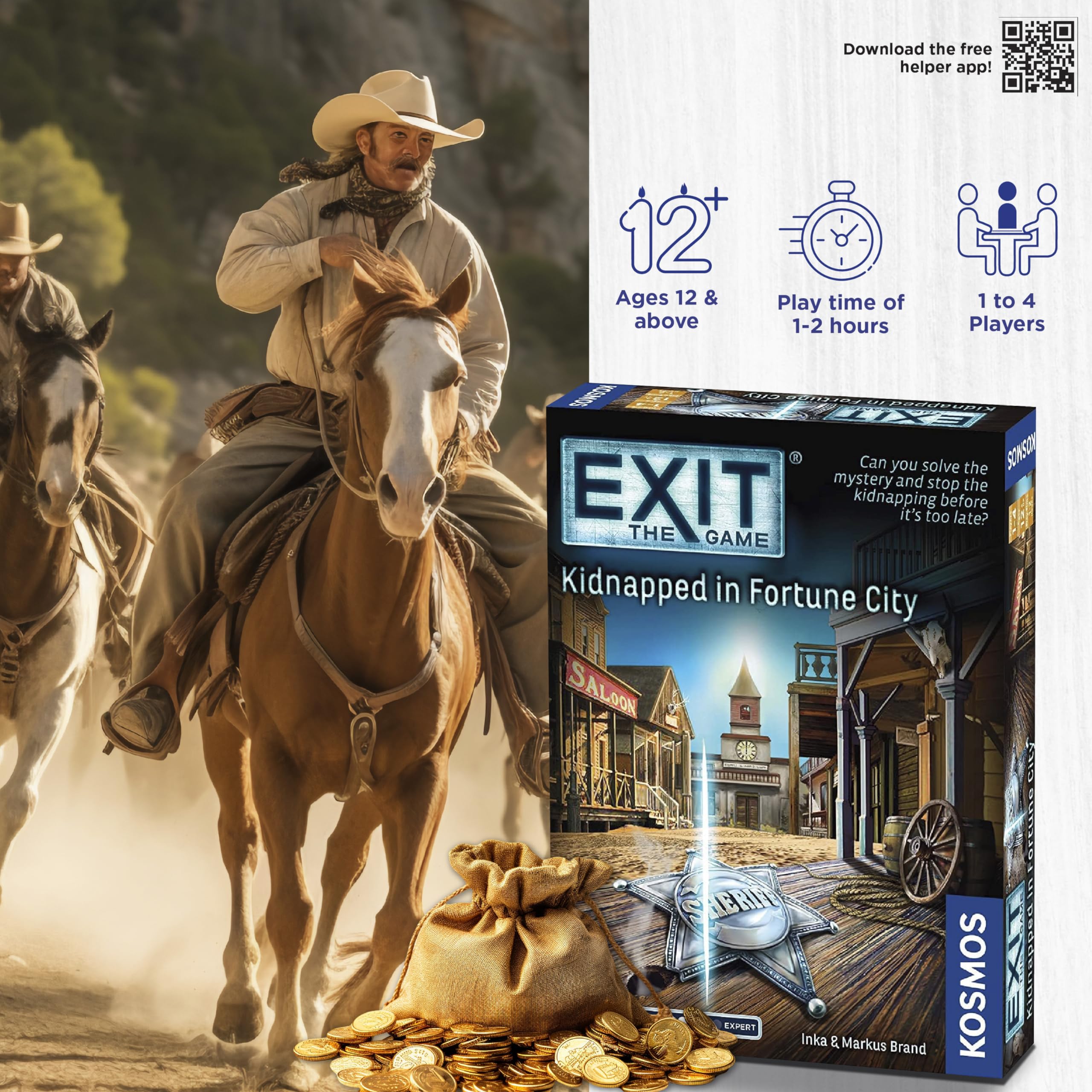 EXIT: The Game – Kidnapped in Fortune City – Cooperative Escape Room Puzzle