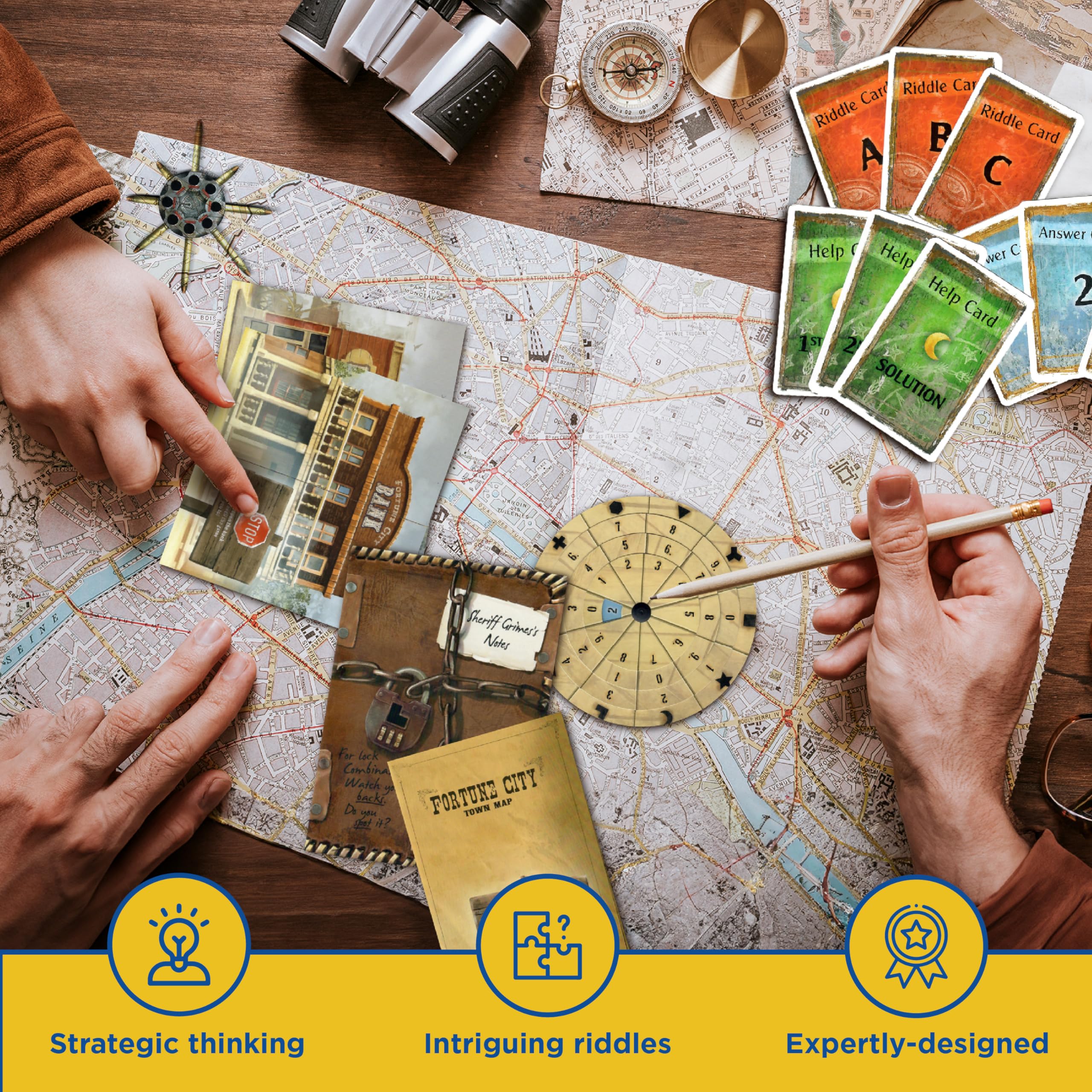 EXIT: The Game – Kidnapped in Fortune City – Cooperative Escape Room Puzzle
