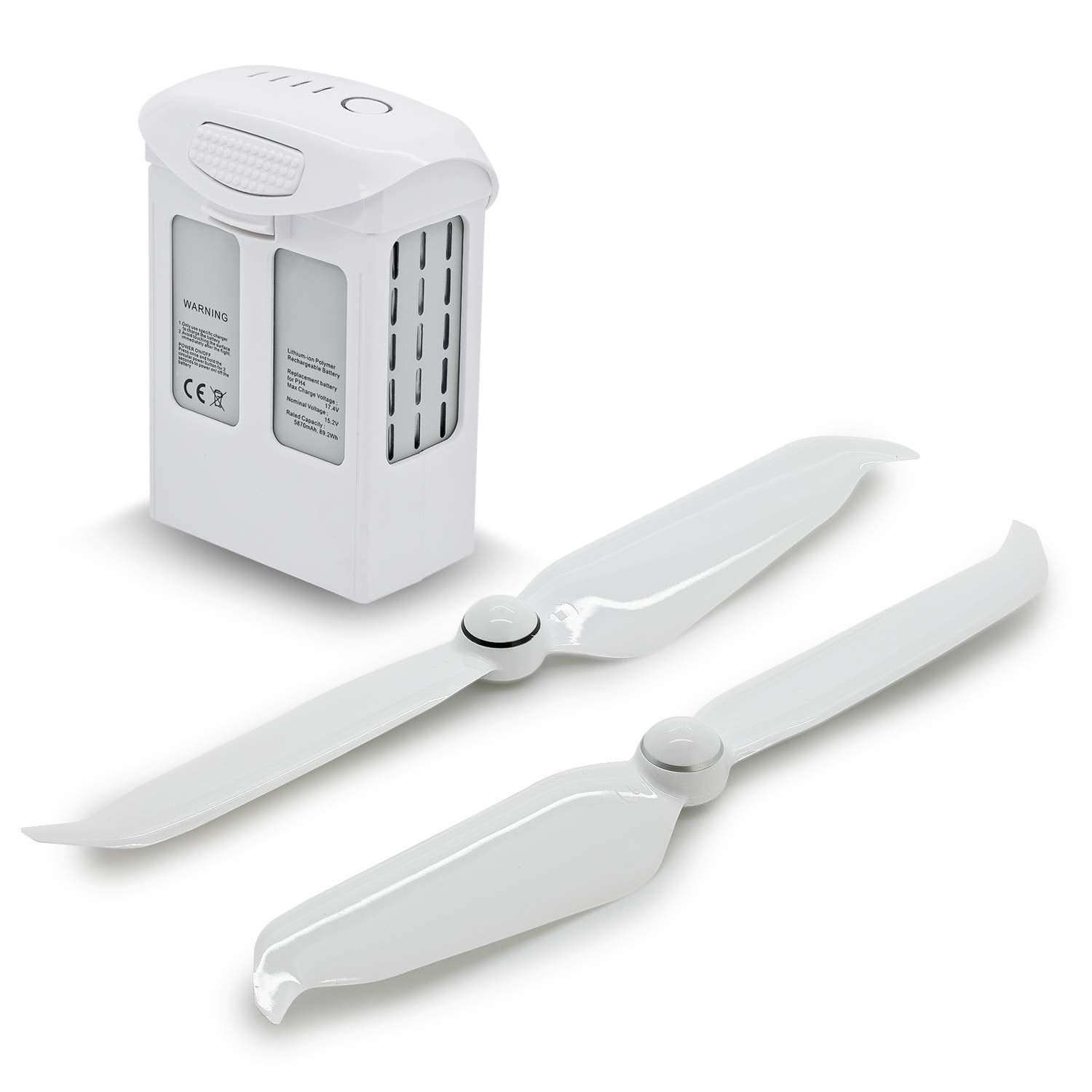 ExpertPower 9455S Propellers for DJI Phantom 4 Series – 2 Pairs (4 Blades), Self-Tightening, Low-Noise Quick-Release Design