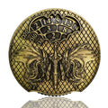 EZUO Bronze Spinning Dice Set – 7-in-1 Metal D&D Fidget Spinner for RPG Games