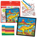 Faber-Castell Color by Number Foil Fun – T-Rex Dinosaur Art Kit
