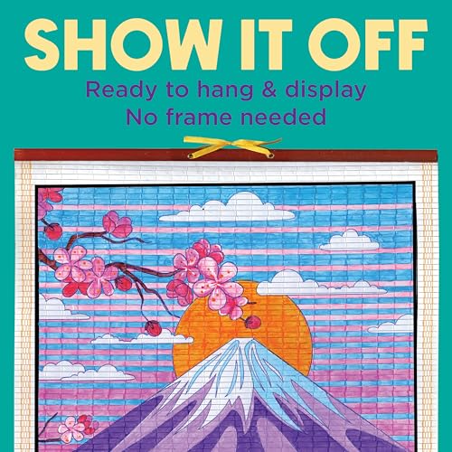 Faber-Castell Mount Fuji Paper Scroll Painting Kit – DIY Hanging Wall Art Set for Kids & Adults
