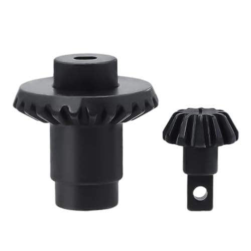FACCNOY 2-Pair Hardened Steel Axle Bevel Gears for 1/24 FMS FCX24 RC Crawler Upgrade