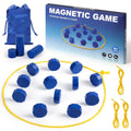 Faigcoy Magnetic Chess Game – 24 Full-Size Stones with 3 Ropes and Travel Bag for Indoor/Outdoor Family Fun