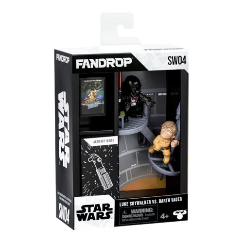 FANDROP SW04 Star Wars: The Empire Strikes Back – Luke Skywalker vs. Darth Vader Diorama with Artifact & Scene Marker