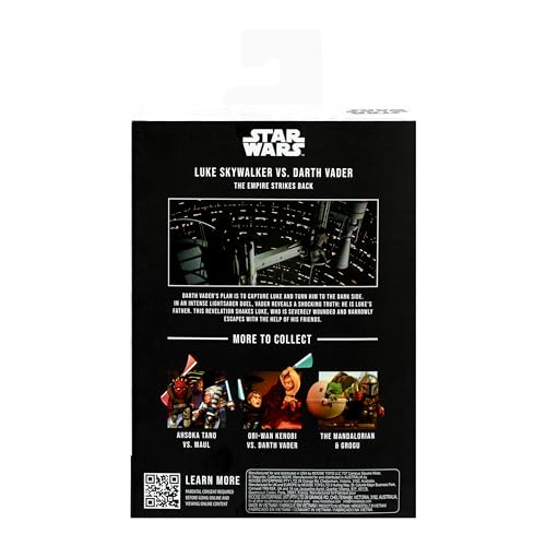 FANDROP SW04 Star Wars: The Empire Strikes Back – Luke Skywalker vs. Darth Vader Diorama with Artifact & Scene Marker