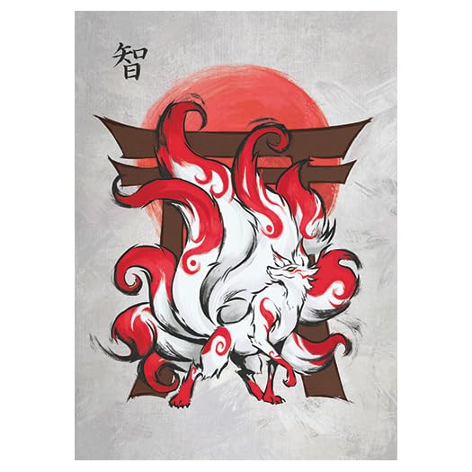 Fantasy North Shizuno The Sacred Fox 100 Textured Matte TCG Card Sleeves - Kiyomi