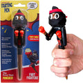 Farting Poop Pen with Punching Arms - Ninja Gag Gift for Kids Ages 4-12, Novelty Pen with Sounds
