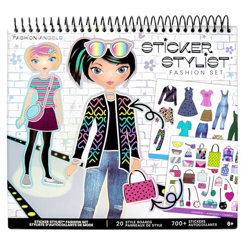 Fashion Angels Designer Kit for Girls – Fashion Sticker Book with 700+ Stickers, Ages 6+