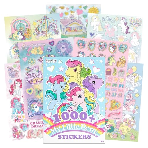 Fashion Angels My Little Pony 1000+ Sticker Book with Glossy Stickers Featuring Twilight Sparkle, Rainbow Dash & Friends