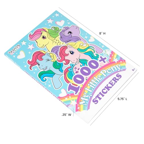 Fashion Angels My Little Pony 1000+ Sticker Book with Glossy Stickers Featuring Twilight Sparkle, Rainbow Dash & Friends