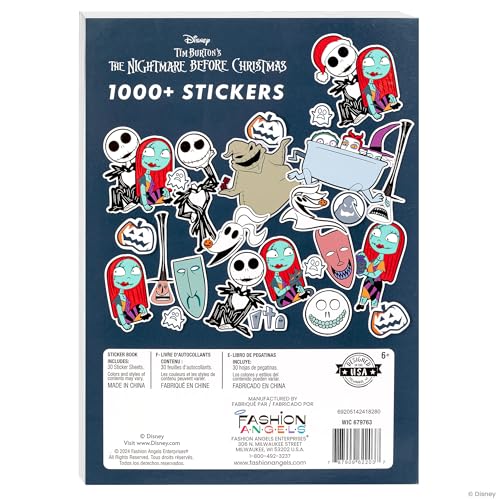 Fashion Angels The Nightmare Before Christmas Sticker Book: Over 1000 Movie-Themed Stickers for DIY and Personalization
