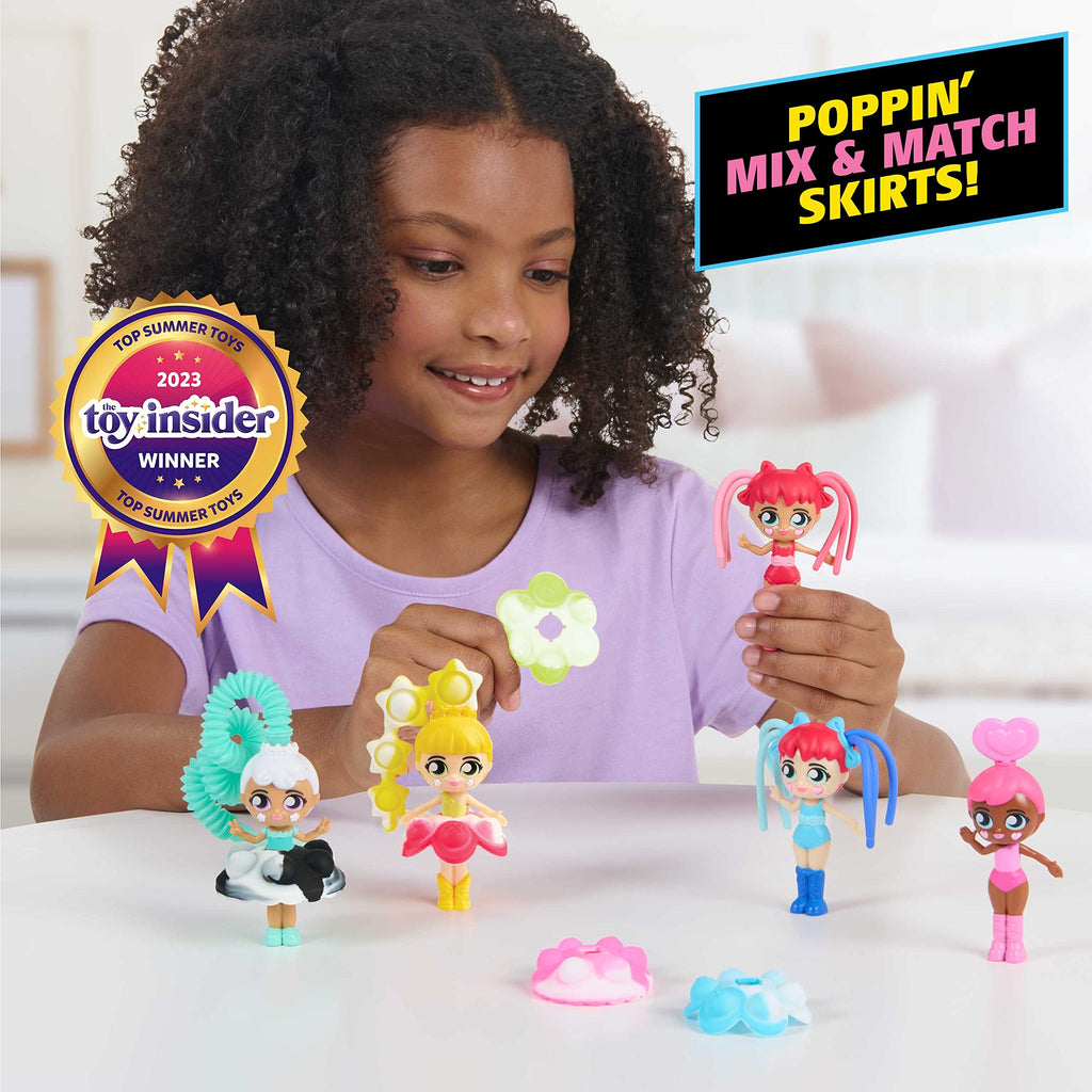 Fashion Fidgets Series 2 Doll – Sensory Toy with 10+ Fidget Features, Collectible Doll for Kids Age 5+