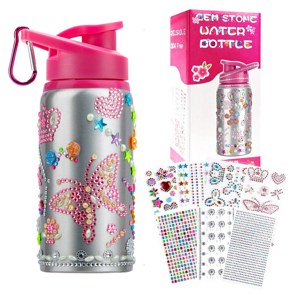 Fenreen Decorate Your Own Water Bottle Kit for Girls – DIY Arts and Crafts Gift