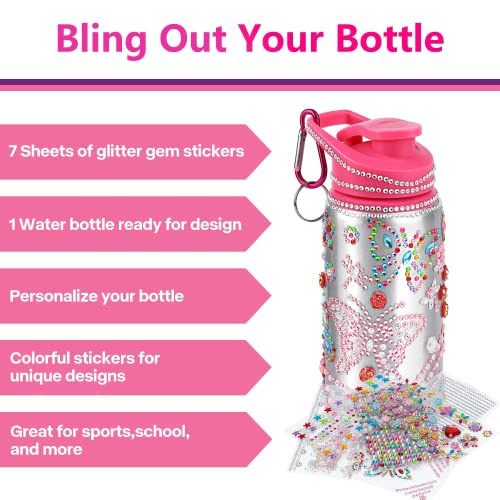 Fenreen Decorate Your Own Water Bottle Kit for Girls – DIY Arts and Crafts Gift