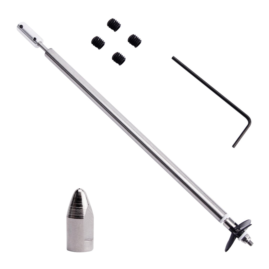 Fielect RC Boat Drive Shaft Assembly 20cm Shaft, 15cm Sleeve, 36mm Propeller for 3mm Motor Shaft
